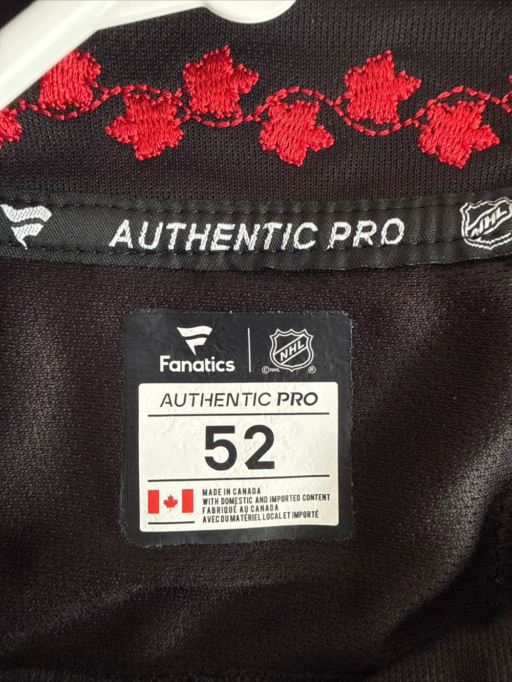 Men’s Fanatics Sidney Crosby #87 Canada 4 Nations Face Off Jersey Sz 52 - RARE - Picture 3 of 7